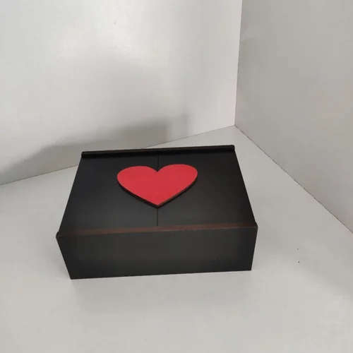 باکس و جعبه هدیه کشویی طرح قلب